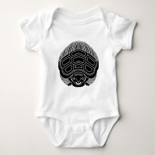 True opposite turtle baby bodysuit