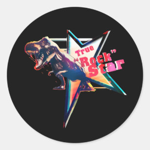 True "Rock" Star Classic Round Sticker