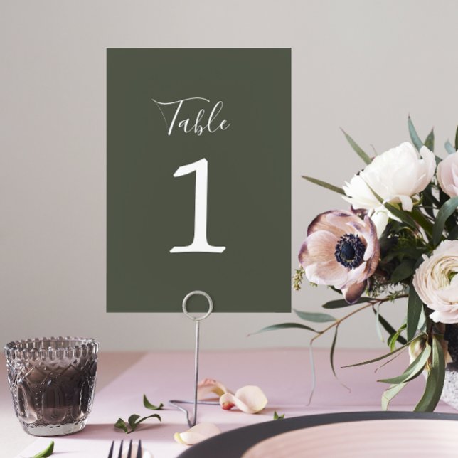 True Simplicité 1 Mariage Numéro de table (Créateur téléchargé)
