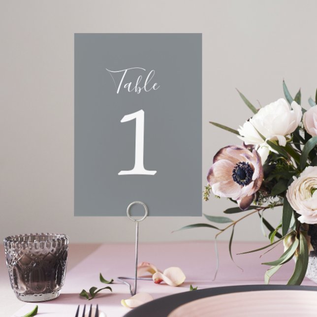 True Simplicity 1 Wedding Stone Table Number (Creator Uploaded)