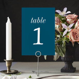 True Simplicity 2 Neptune Wedding Table Number