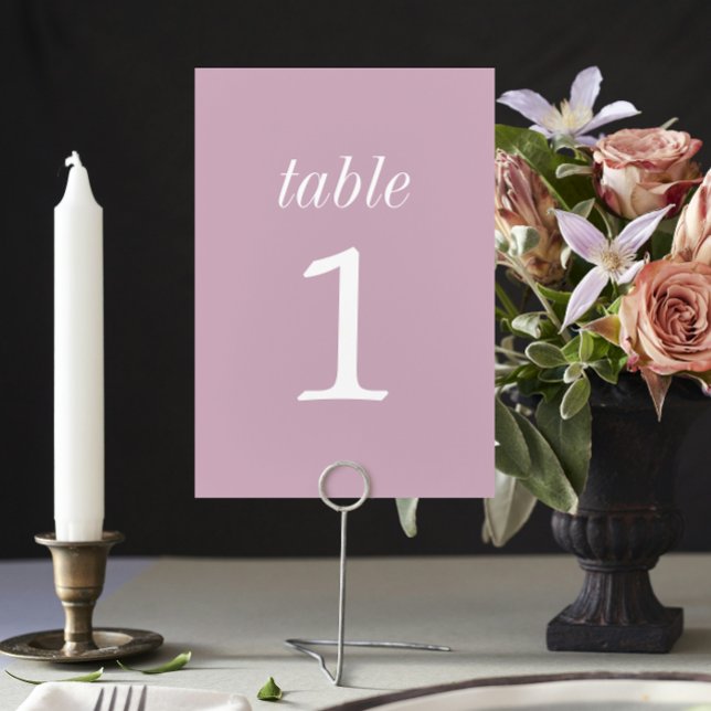True Simplicity 2 Wisteria Wedding Table Number (Creator Uploaded)