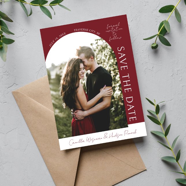 True Simplicity 4 | Burgundy | Save The Date (Créateur téléchargé)