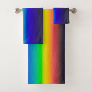 True solar spectrum bath towel set