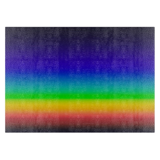 True solar spectrum cutting board (Front)