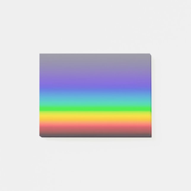 True solar spectrum post-it notes (Front)