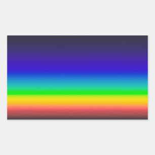 True solar spectrum sticker