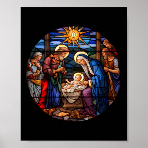 True Story Christmas Nativity Jesus Christian Men  Poster
