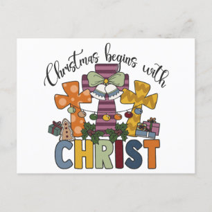 True Story Jesus Birth Manger Christmas Saviour Ch Holiday Postcard