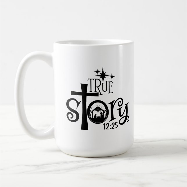 True Story Manger  Coffee Mug (Left)