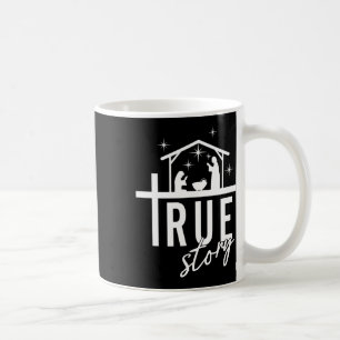 True Story Of Jesus Birth Christmas Nativity Scene Coffee Mug