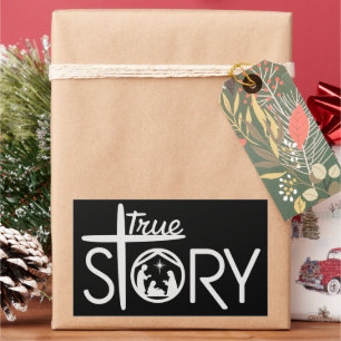 True Story of Jesus Birth Christmas Nativity Xmas Sticker