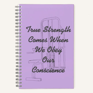 True Strength Light Purple Bullet Journal