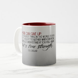 True Strength Two-Tone Coffee Mug