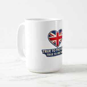 True to the Heart, True to Britain – Union Jack Coffee Mug
