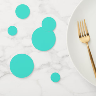 True Turquoise Confetti