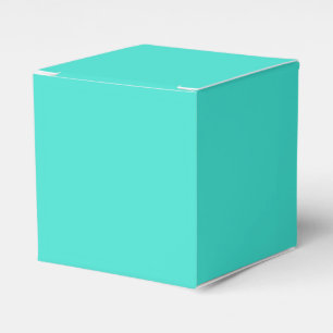 True Turquoise Favor Box