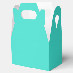 True Turquoise Favor Box