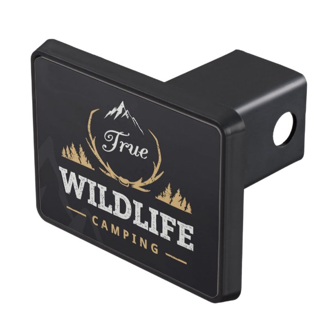 True Wildlife Camping Trailer Hitch Cover (Top Right)