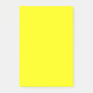 True Yellow Fluo Delight Decor Ready to Customize Post-it Notes