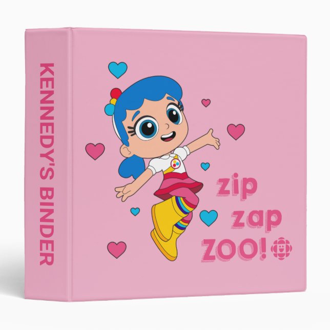 True - Zip Zap Zoo Binder (Front/Spine)