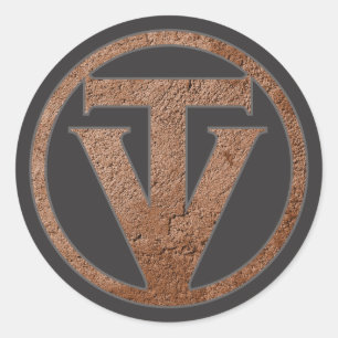 TrueVanguard Stickers - Dark Grey Background