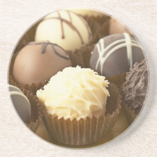 Truffes de chocolat Dessous de verre de grès