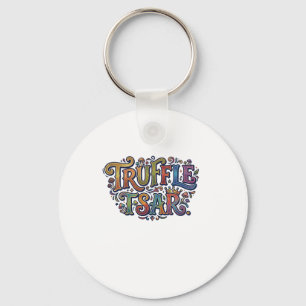 Truffle Tsar – Funny Gourmet Food Pun T-Shirt Keychain