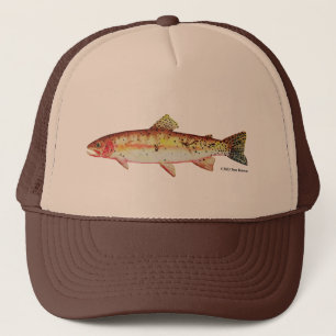 Truite à gorge jaune : Casquette de baseball