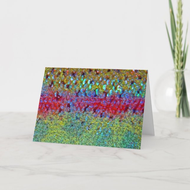 Truite arc-en-ciel - Carte (Devant)