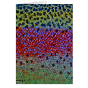 Truite arc-en-ciel - carte