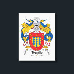 Trujillo Family Crest Canvas Print<br><div class="desc">Trujillo Coat of Arms</div>