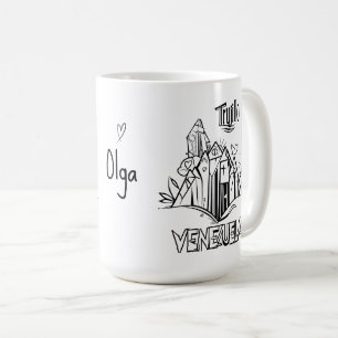 Trujillo Venezuela artistic design Virgen Paz Coffee Mug