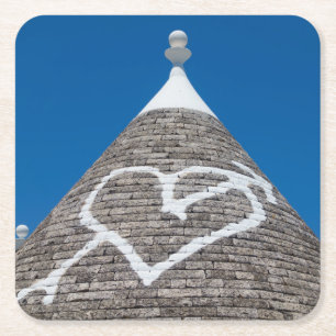 Trulli house roof coaster