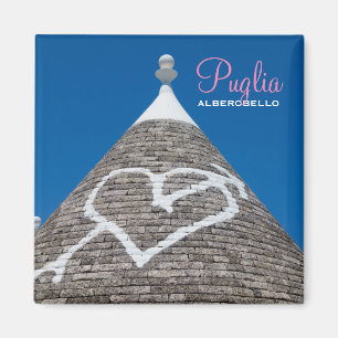 Trulli house roof text magnet