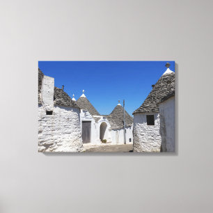 Trulli houses in Alberobello, Puglia canvas print