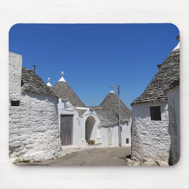 Trulli houses in Alberobello, Puglia mousepad (Front)