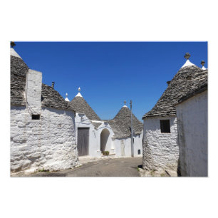 Trulli houses in Alberobello, Puglia print
