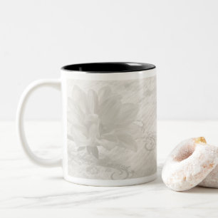 Truly Amazing Dahlia Two-Tone Coffee Mug
