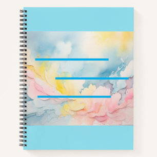 Truly Elegant Soothing Colors Spiral Notebook