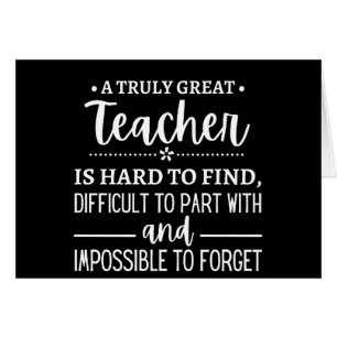 Truly Great Teacher