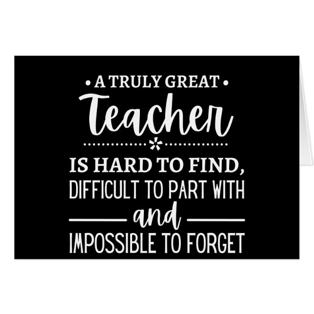 Truly Great Teacher (Front Horizontal)