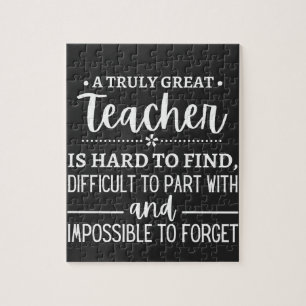 Truly Great Teacher Jigsaw Puzzle