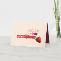 Truly Scrumptious Birthday Card