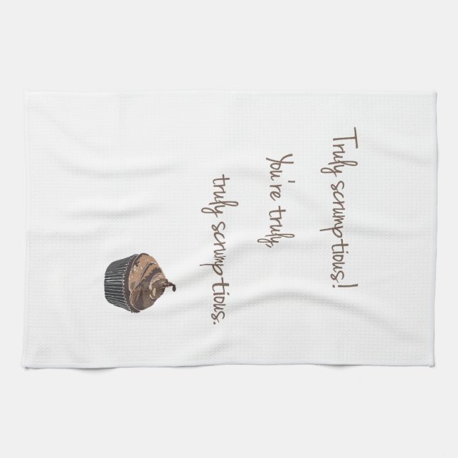 Truly Scrumptious DishTowel Kitchen Towel (Horizontal)