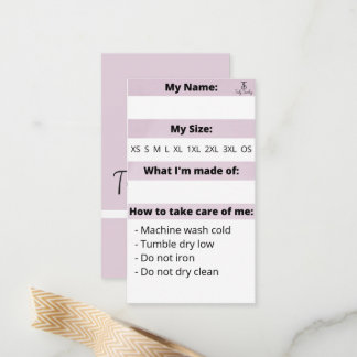 Truly Sunday - Product ID Card