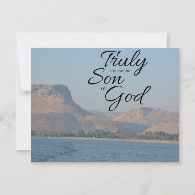 Truly the Son of God Flat Notecard (Front)