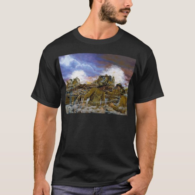 Truman's Battery by Dominic D'Andrea T-Shirt (Front)