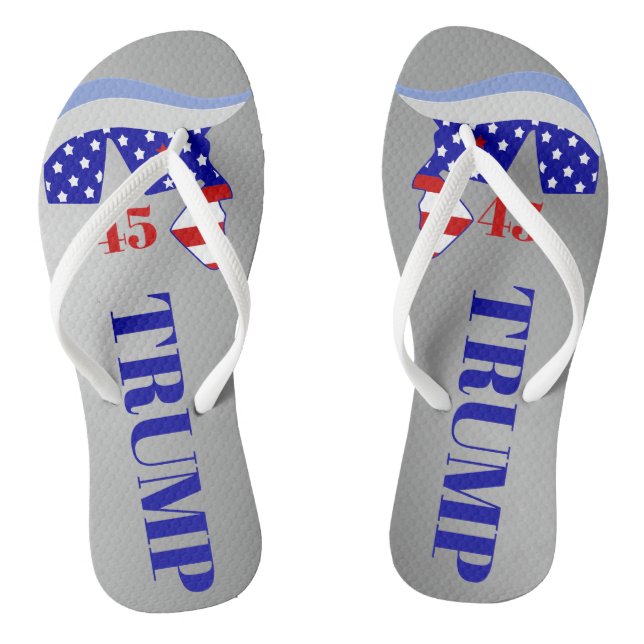 Trump45 Flip Flops Women's (Footbed)