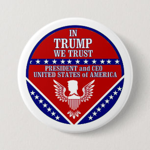Trump '16 3 inch round button